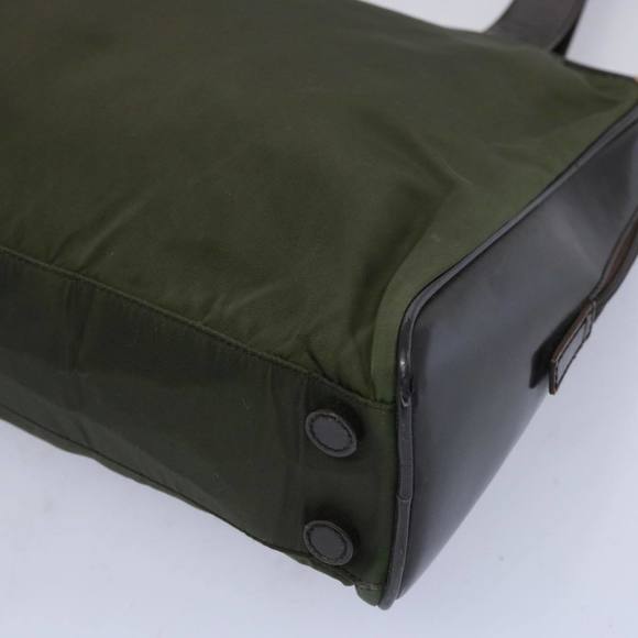 PRADA Tote Bag Nylon Green Auth ac2723 - Picture 15 of 16